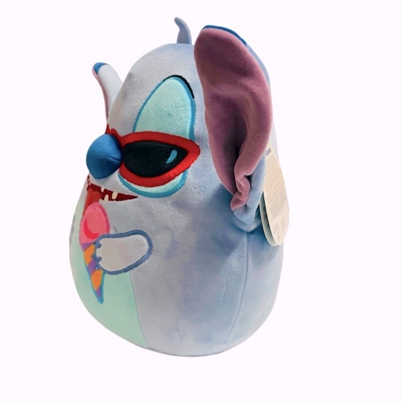 Squishmallows Disney Stitch Snow Cone Ice Cream 10" Lilo NEW 2025 Sunglasses - Picture 2 of 6